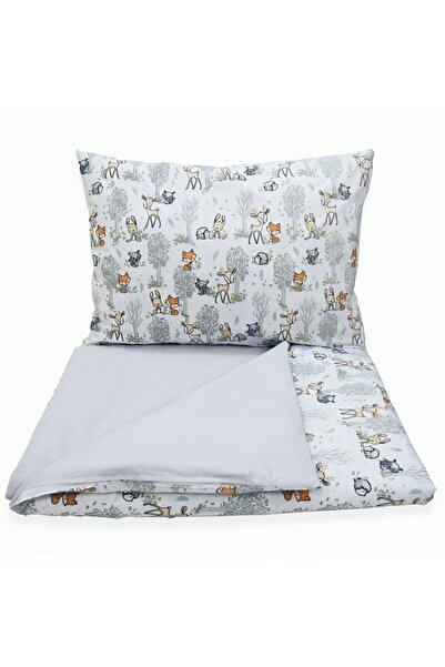 Kersten Set lenjerie 2 piese pentru patut copii Kerstin Forest animals, husa ...