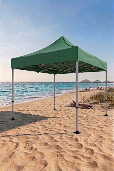 Reyo 3x3 Bagaj Boy Premium Katlanır Çardak Yeşil (115 cm) – Su Geçirmez, Hızl...