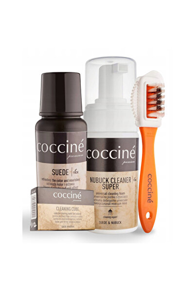 Coccine Kit de curatare a incaltamintei, Coccine, Suede Renovator, 75ml, 100m...