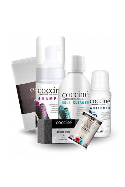 Coccine Kit de curatare a incaltamintei, Coccine, Whitener, 75 ml, 100 ml, 12...