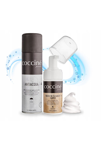 Coccine Set de curatare a incaltamintei, Coccine, Nubuck Cleaner si impregnar...