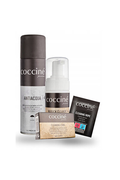 Coccine Set de curatare a incaltamintei, Coccine, 4 in 1, 100 ml, 250 ml, spu...