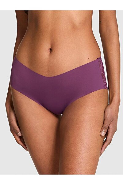Laser Cut Plaid Cheeky Panties