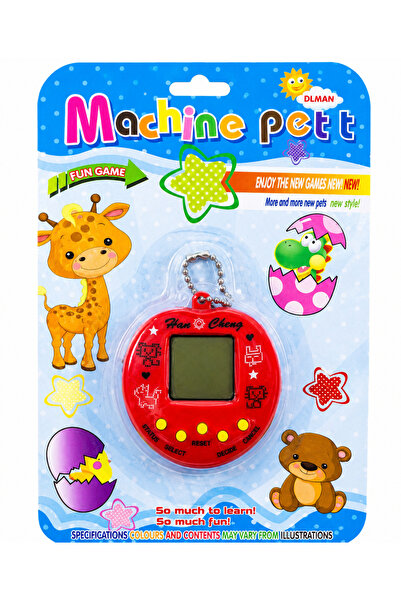 Prlk toys لعبة سلسلة مفاتيح رقمية للحيوانات الأليفة الافتراضية مع شاشة LCD لع...