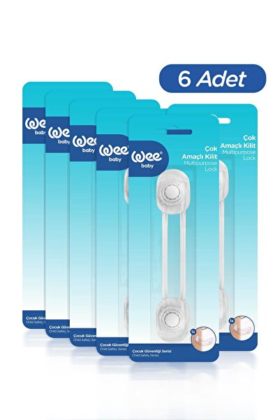 Wee Baby Çok Amaçlı Güvenlik Kilidi – Dolap Çekmece Buzdolabı Bebek Kilidi (6...