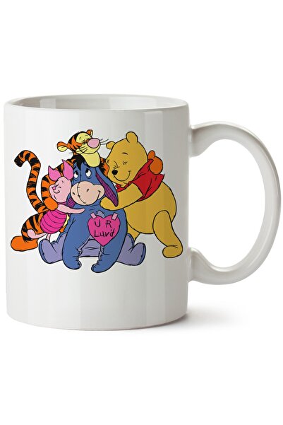 ET ERTAPASSAGE original creative designs Winnie the Pooh Printed Porcelain Mu...