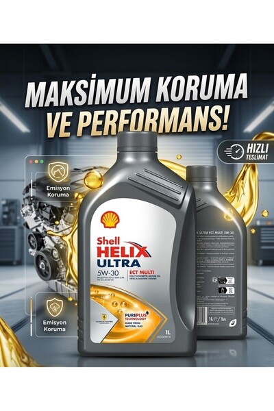 SHELL HELİX ULTRA 5W30 1 LT ECT MULTİ DPF PARTİKÜLLÜ