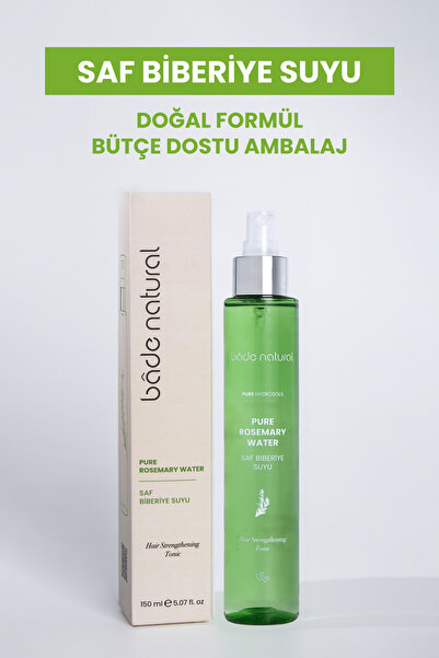 Bade Natural Biberiye Suyu Dökülme Karşıtı Saç Toniği %100 Doğal 150 ml