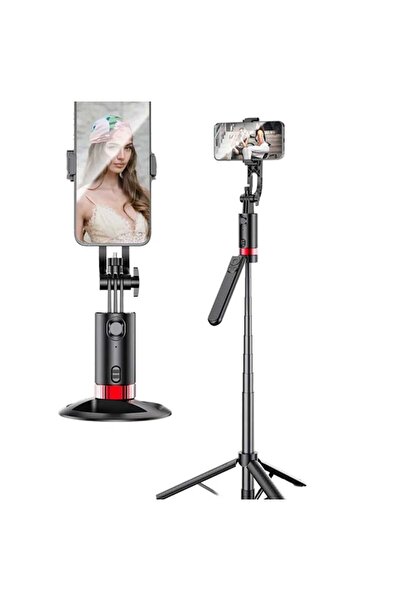 Asfal 3in1, Akıllı Yüz Takipli 360° Dönen Taşınabilir, 180 cm Tripod Bluetoot...