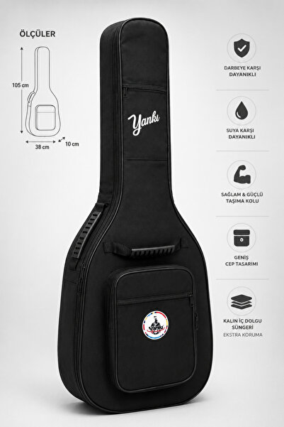 YANKI EGC-38 Elektro Gitar Kılıfı Dolgulu Suya Dayanıklı Gitar Çantası Softcase