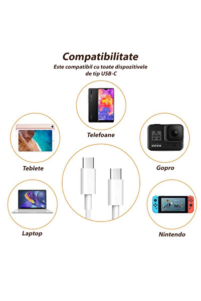 Infinity Enterprise Încărcător cu priză USB-C Infinity Enterprise, 20W, încărcare rapidă, alb
