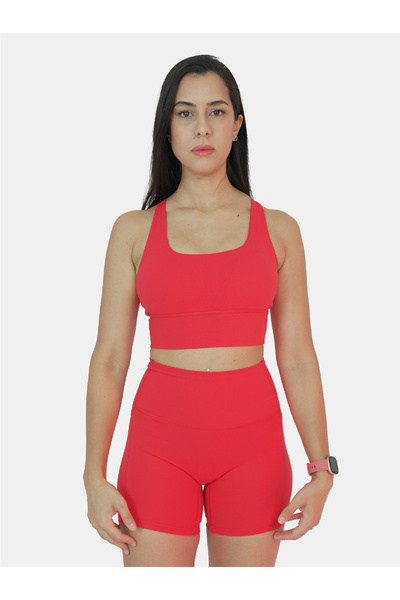 PALMFIT حمالة صدر رياضية من يونيتي - أحمر