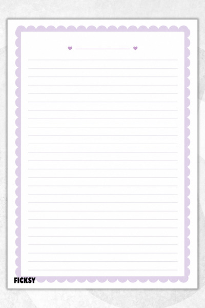 Ficksy A4 Notepad Lined Notebook - 50 Sheets - Memopad - Notepad - Notepad - ...