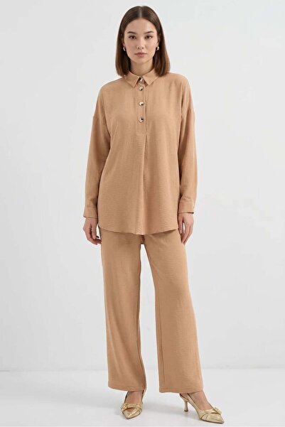 ALFA AKSESUAR 03 Women's Comfortable Cut Oversize Biscuit Set