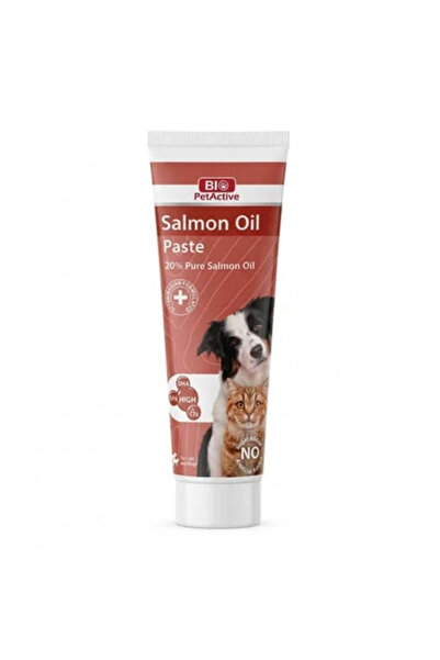 Bio PetActive Pastă cu ulei de somon Omega-3 pentru câini și pisici, 100 ml