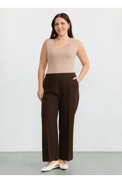 Selen Kahverengi Kadın Pantolon 26YSL5571