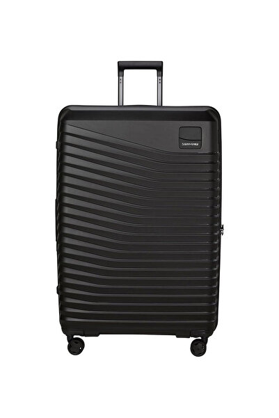 Samsonite Siyah Çekçekli Sert Valiz INTUO-SPINNER 81/30 EXP