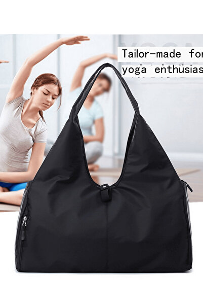 Take Two By Styli Black Sports Gym Bag