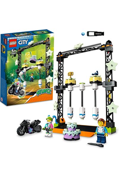 LEGO مجموعة ألعاب بناء سيتي ستنتز ذا نوكداون ستنت تشالنج 60341 للأولاد والبنا...