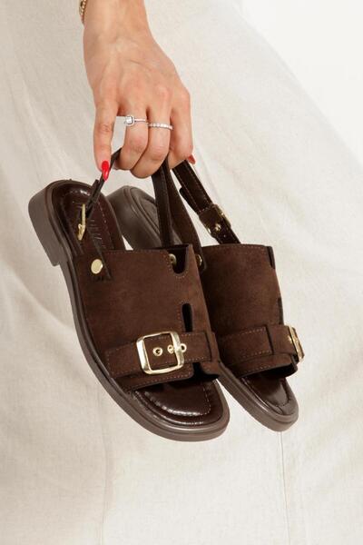 BİR-SEN SHOES Mero Stylish Buckle Women's Sandals