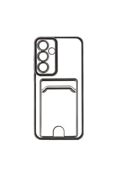 SEP Husa TPU Plating Frame Card Holder Samsung Galaxy S24 FE Negru