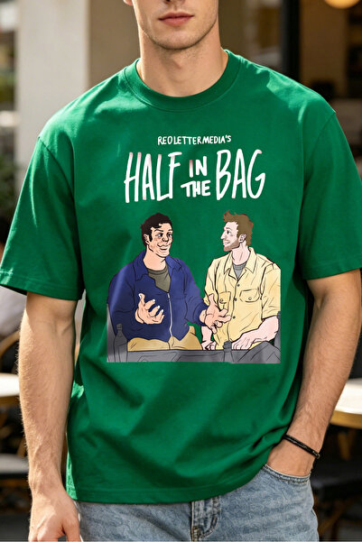 Fleck Casual Style T Shirts For Men Half In The Bag Comedy Show Mens Printed ...