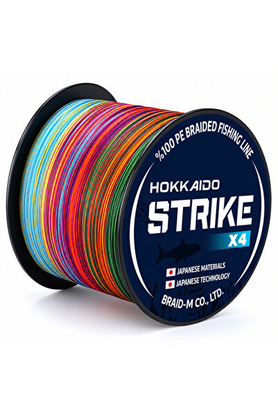 Hokkaido Strike X4-4 Ply, 300 Meters, Multicolor, 0.16 Mm, 8.8 kg Pulling For...
