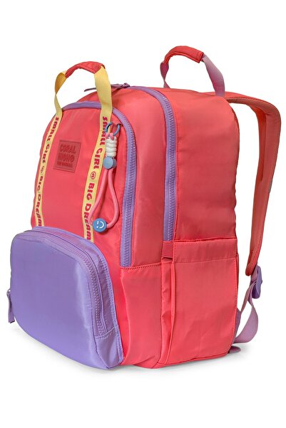 Coral High Coral Purple School Backpack 24417