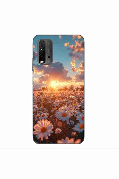 OEM Husa compatibila cu Xiaomi Redmi 9T Silicon Gel Tpu Model Rasarit cu Flori