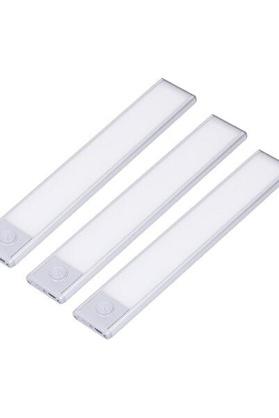 Arabest 3 Pack Motion Sensor Closet Light, 3 Color Dimmable LED Night Light, ...