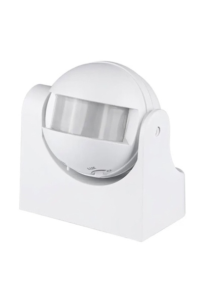 V-TAC 180 °   Senzor de mișcare cu infraroșu, 220-240V, IP44, detecție 12m