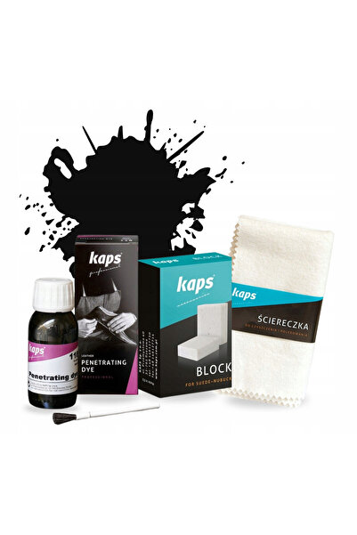 kaps Solutie de curatat piele intoarsa, Kaps, set 3 in 1, laveta de bumbac 30...