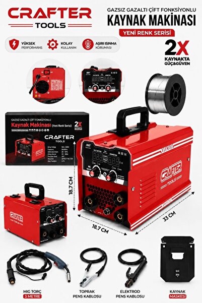 LUNAX Germany 950 Amper Invertör Ve Gazsız Gazaltı Kaynak Makinesi K95O