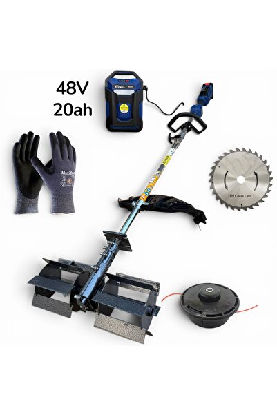 ADER 48V Sırt Çantalı Akülü Ot Kesme Ve Çapa Makinesi