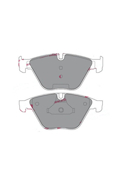SRLine Set Placute frana punte fata Polonia, Bmw Seria 5 (F10, F11, F18), 01....