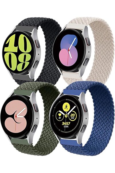 Lerxiuer Set 4 Bucati Curea Ceas, Elastica, Compatibila Samsung Galaxy Watch ...