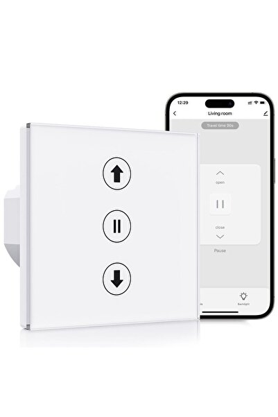 ALLEVOI Intrerupător Inteligent Pentru Rulouri, ALLEVOI, Control WiFi, Compat...