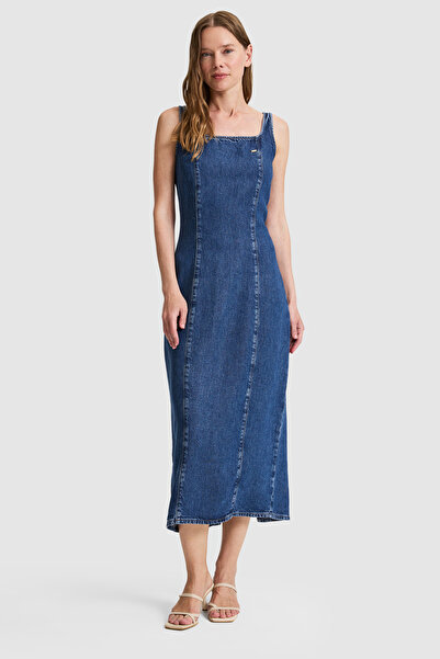 U.S. Polo Assn. Women's Blue Jean Dress 50323895-Dn0022