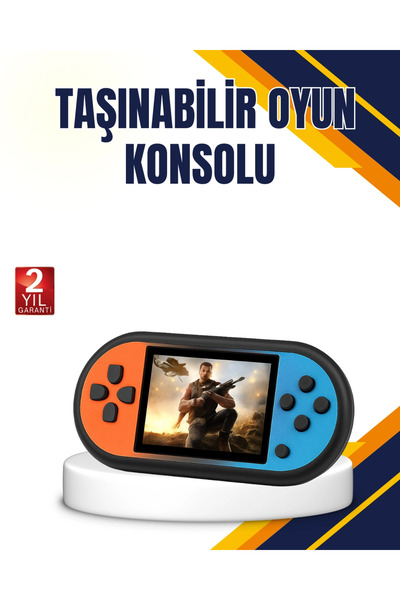 ebby Mey İthalat® 520in1 Retro El Konsolu Çocuk ve Yetişkin Uyumlu HD Görüntülü