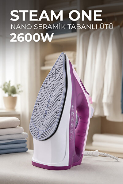 Lorenzo Steam One 2600 Watt 190 Gr Seramik Buharlı Ütü