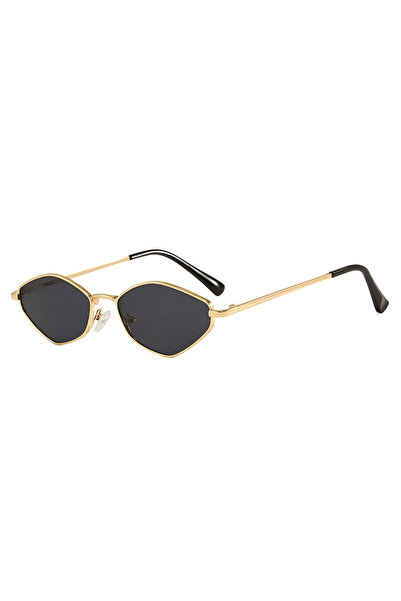 Techsuit Ochelari de soare (6206) - pentru Femei, Ramă Hexagonală Îngustă, Fa...