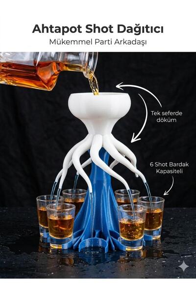 Nilce3D 6'lı Shot Dağıtıcı Standı