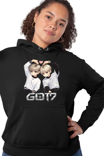 OEM Γυναικείο Φούτερ με κουκούλα Got7 K-pop Εμπορεύματα Καρτούν