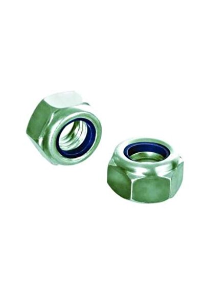 ROMSURUB Zinc Plated Hexagonal Self-Locking Nuts M10, 500/ Top Bottom Set