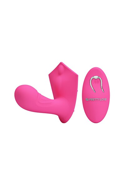 İç Çamaşırı Altı Giyilebilir Unisex Vibratör Uzaktan Kumandalı 12 Titreşimli Rose