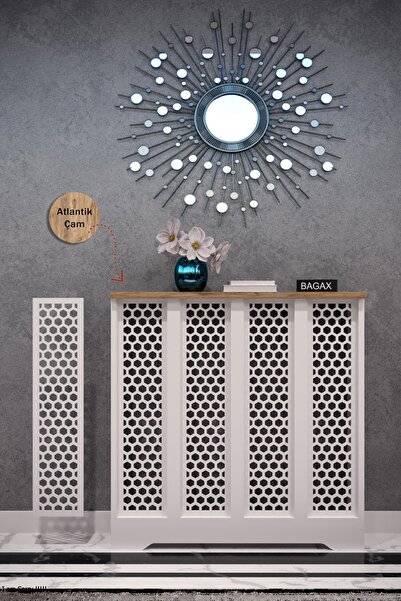 ENDLESS SHOPPİNG Dekoratif Petek Dolabı Kalorifer Peteği Kapatma Ünitesi Mode...