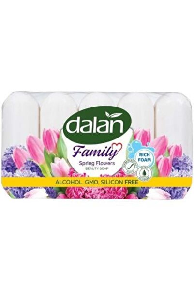 Dalan صابون فاميلي زهور الربيع للجسم واليدين من دالان – 5 × 75 جرام