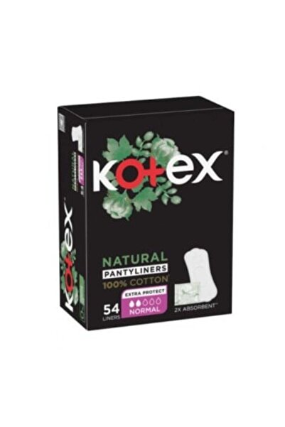 Kotex فوط يومية قطنية طبيعية من كوتكس - 54 فوطة