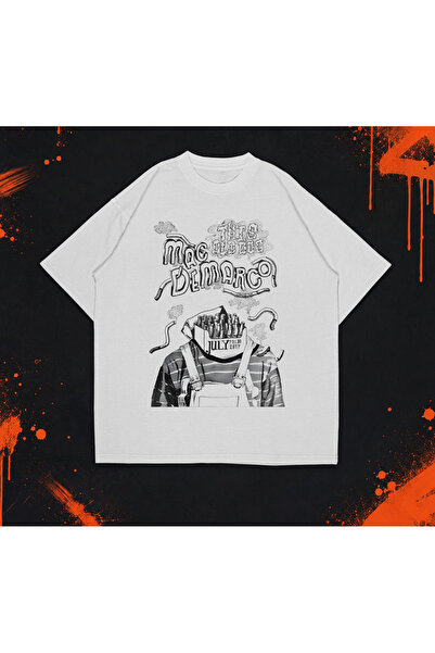 Grafftee Clothing mac demarco Τυπωμένο Unisex Oversize T-Shirt