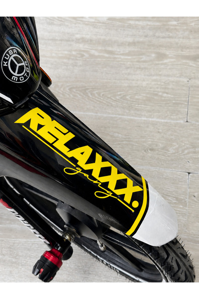 Mavera Stickers Relaxxx Gang Small Sticker Label 21X5Cm for Car-Helmet-Motor